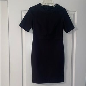 NWT Banana Republic Black Sheath Dress - Petite Size 4